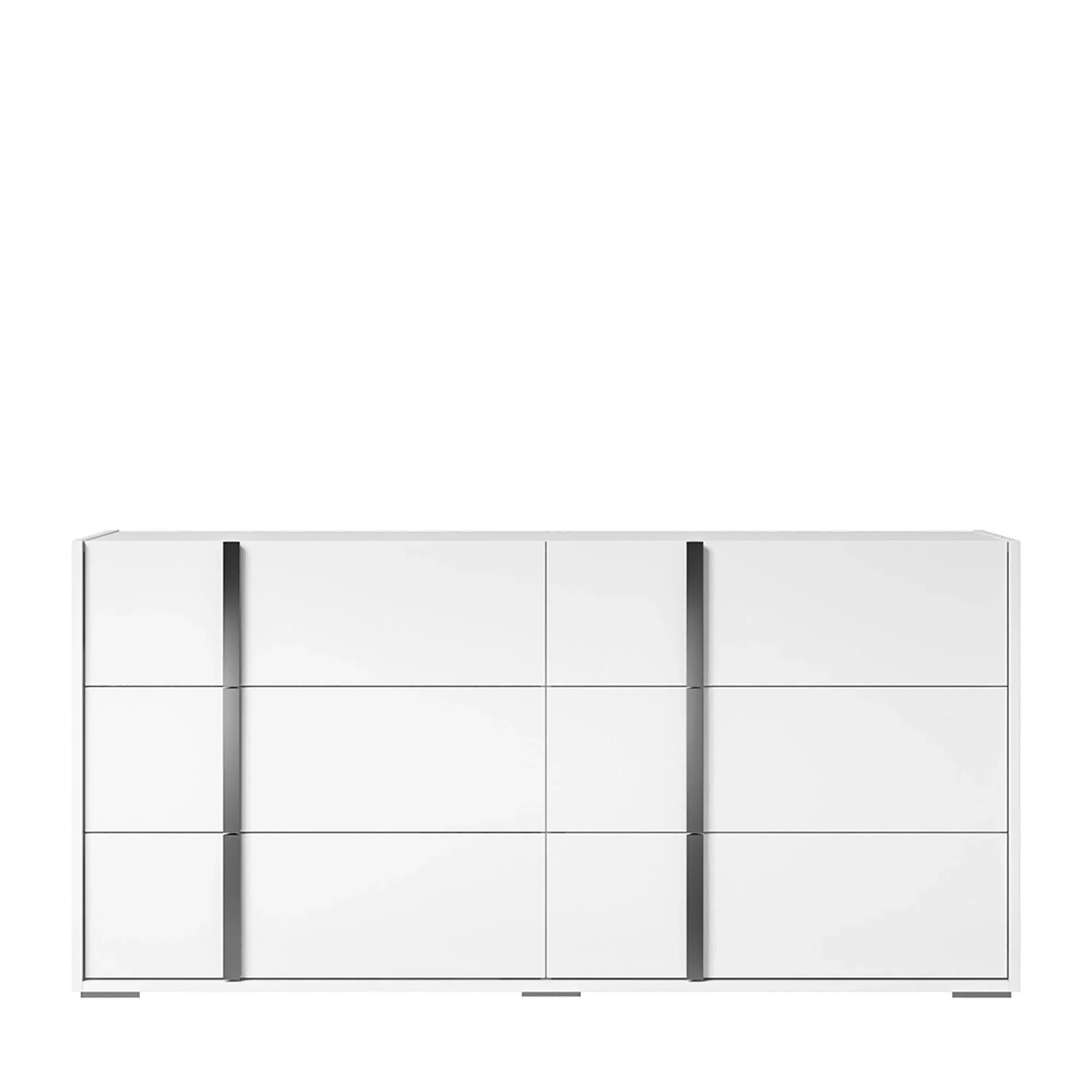 Bianca Wide 6 Drawer Dresser - White