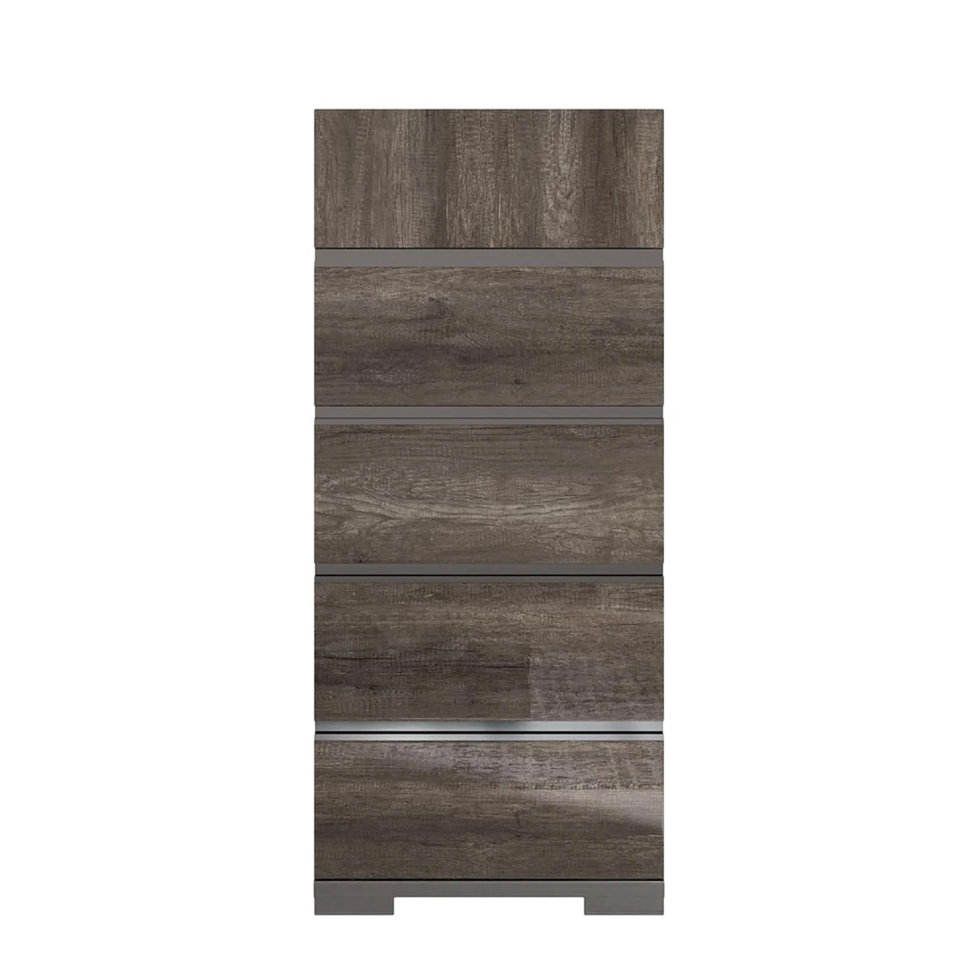 Dea 5 Drawer Tall Chest - Vintage Oak