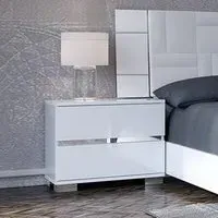 Dream 2 Drawer Bedside Cabinet - White