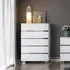 Dream 5 Drawer Tall Chest - White