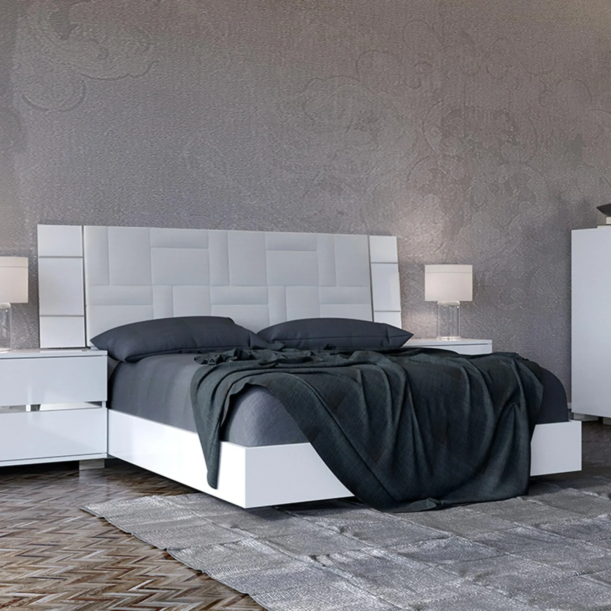 Dream Italian Bed Frame - White
