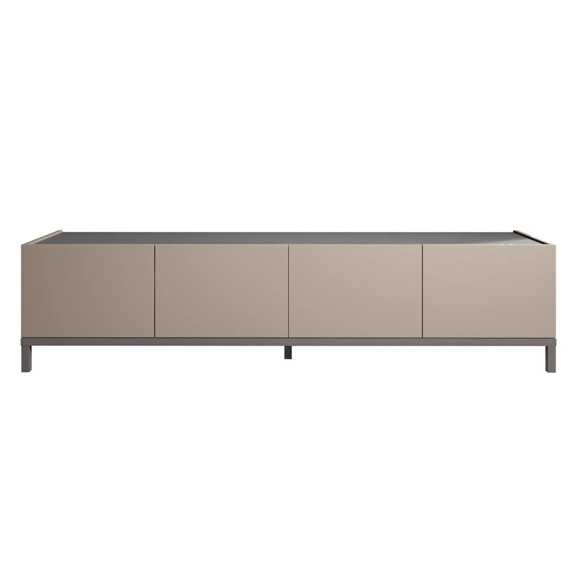 Kali Italian 4 Door TV Unit - Taupe