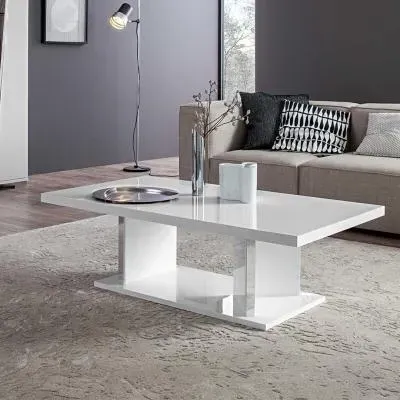 Lisa Coffee Table - White, High Gloss image