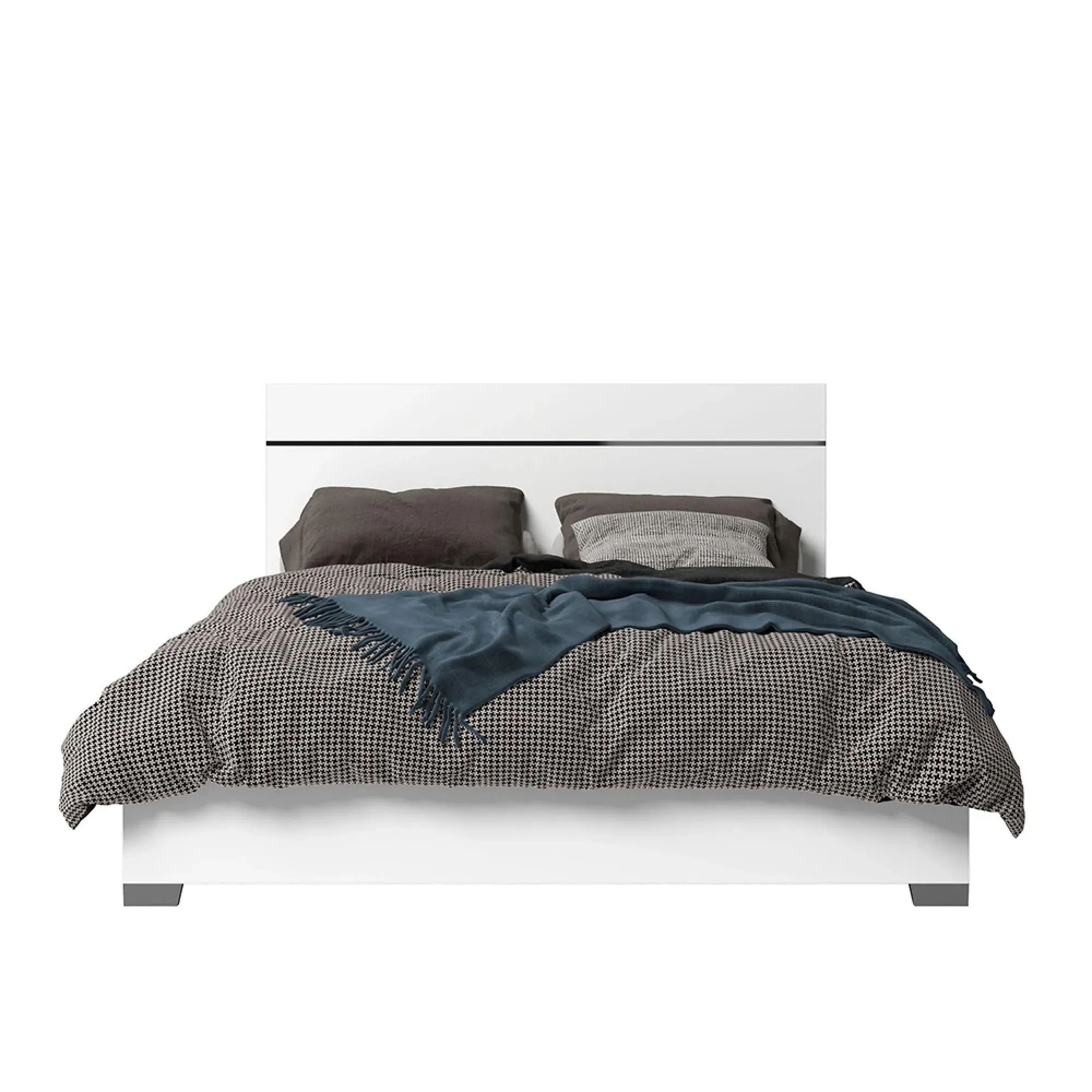 Luna Italian Bed - White