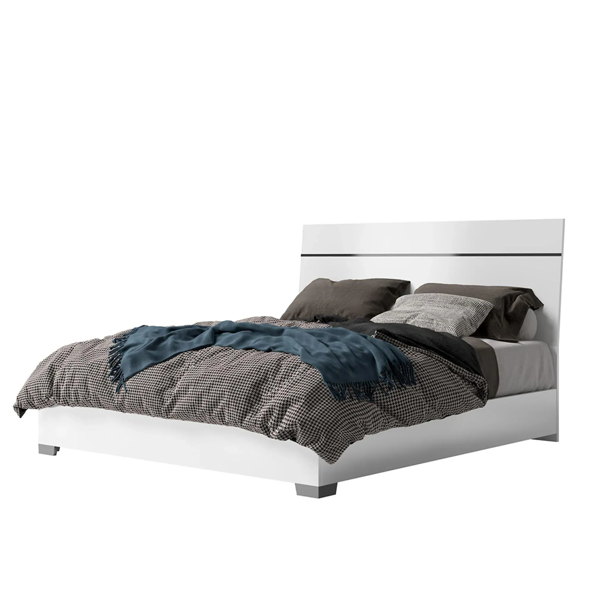 Luna Italian Bed - White