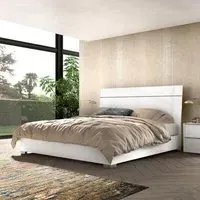 Luna Italian Bed - White