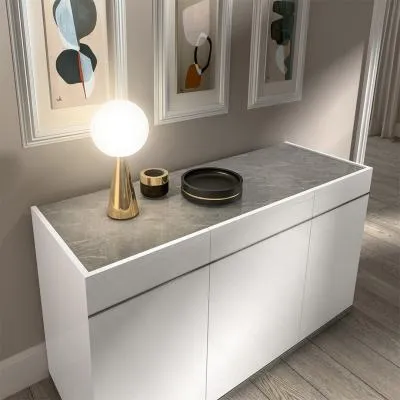 Mara 140cm Buffet Sideboard - White
