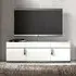 Mara 140cm TV Unit with Metal Handle - White