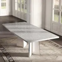 Mara 6-8 Seater Extending Dining Table - White