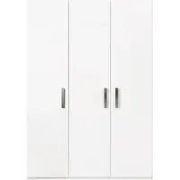 Mara Italian 3 Door Wardrobe - White