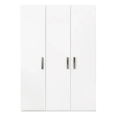 Mara Italian 3 Door Wardrobe - White image