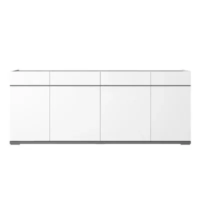 Mara Italian 4-Door Buffet Sideboard - White