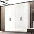 Mara Italian 4 Door Wardrobe - White