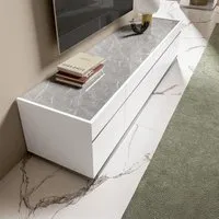 Mara Italian TV Unit - White