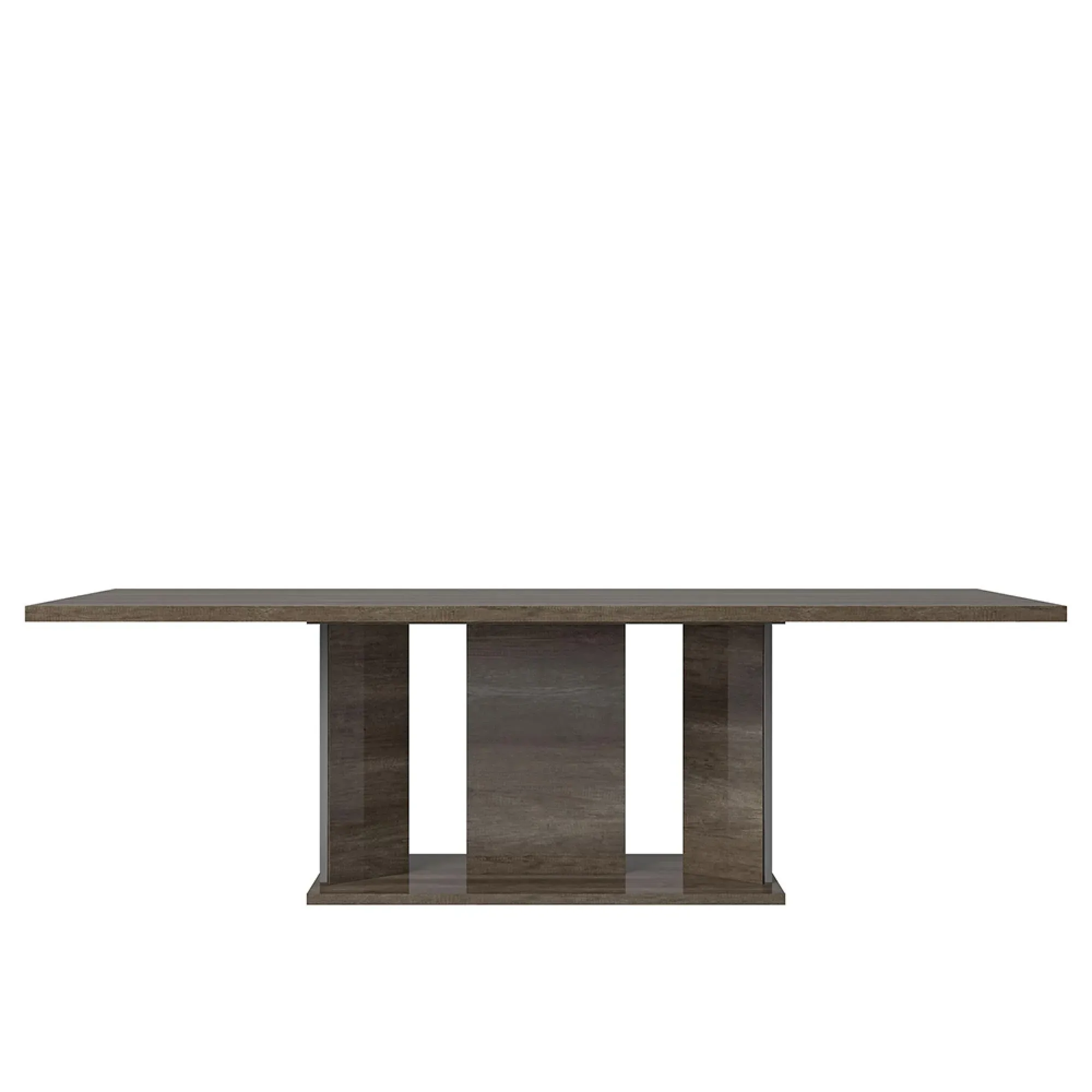 Medea 10 Seater Pedestal Dining Table - Vintage Oak