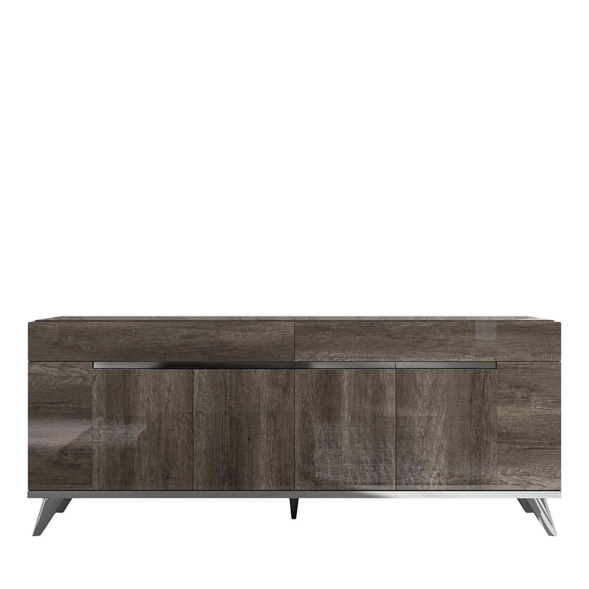 Medea Extra Large 4 Door Buffet Sideboard - Vintage Oak