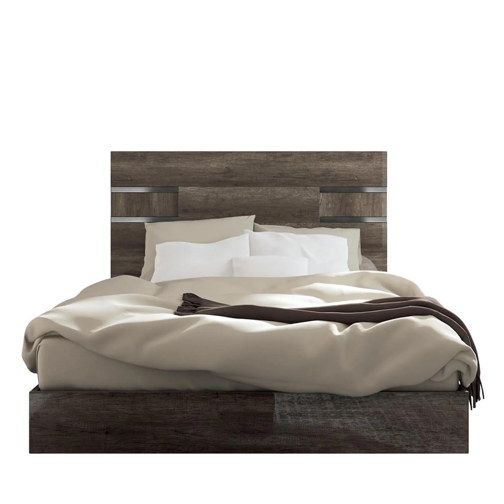 Medea Italian Bed - Vintage Oak