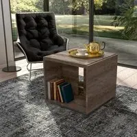 Medea Lamp Table - Vintage Oak