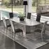 Mia 10 Seater Dining Table - Silver Grey, Eucalyptus