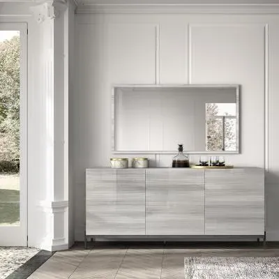 Mia 185cm Buffet Sideboard - Grey image
