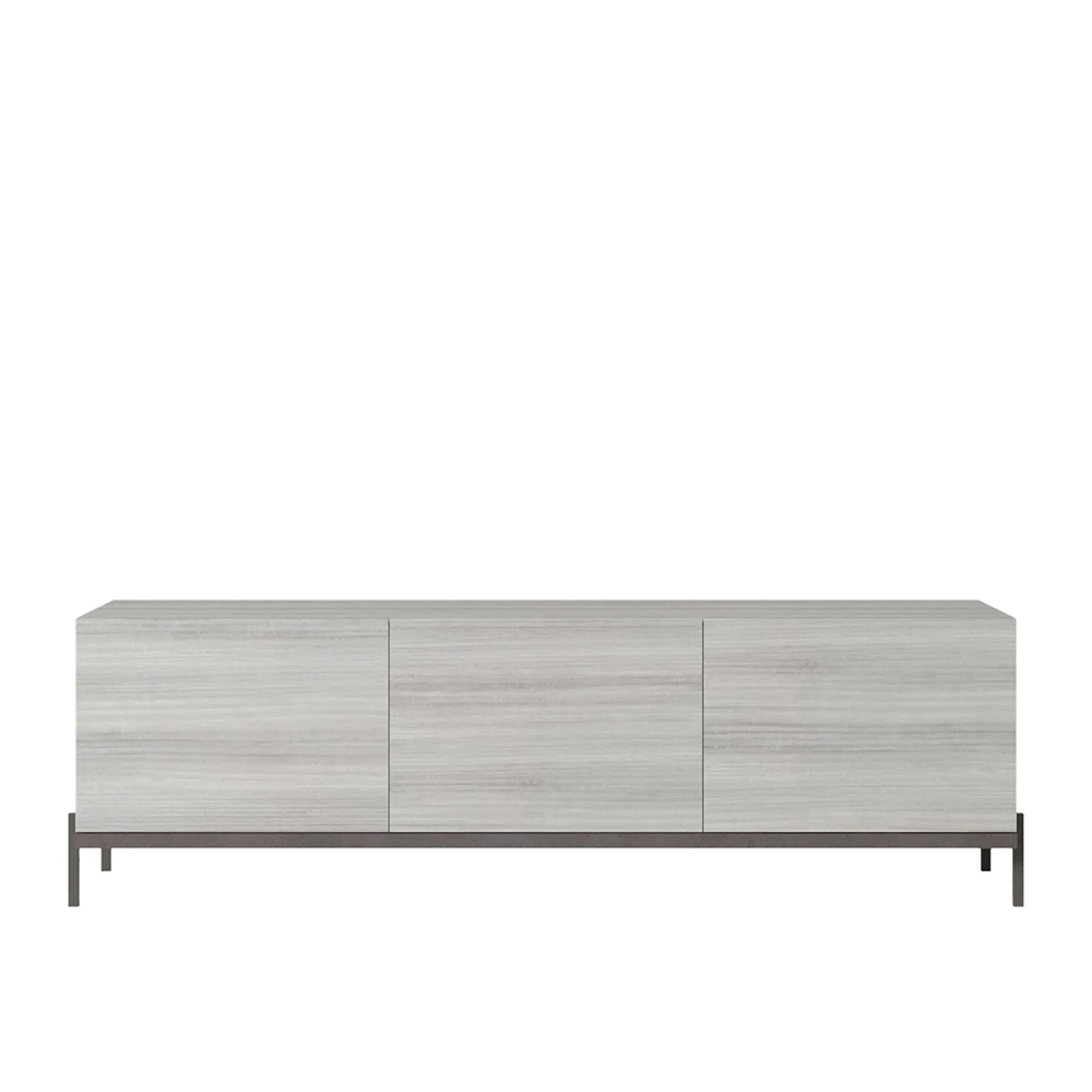 Mia 185cm TV Unit - Silver Grey, Eucalyptus