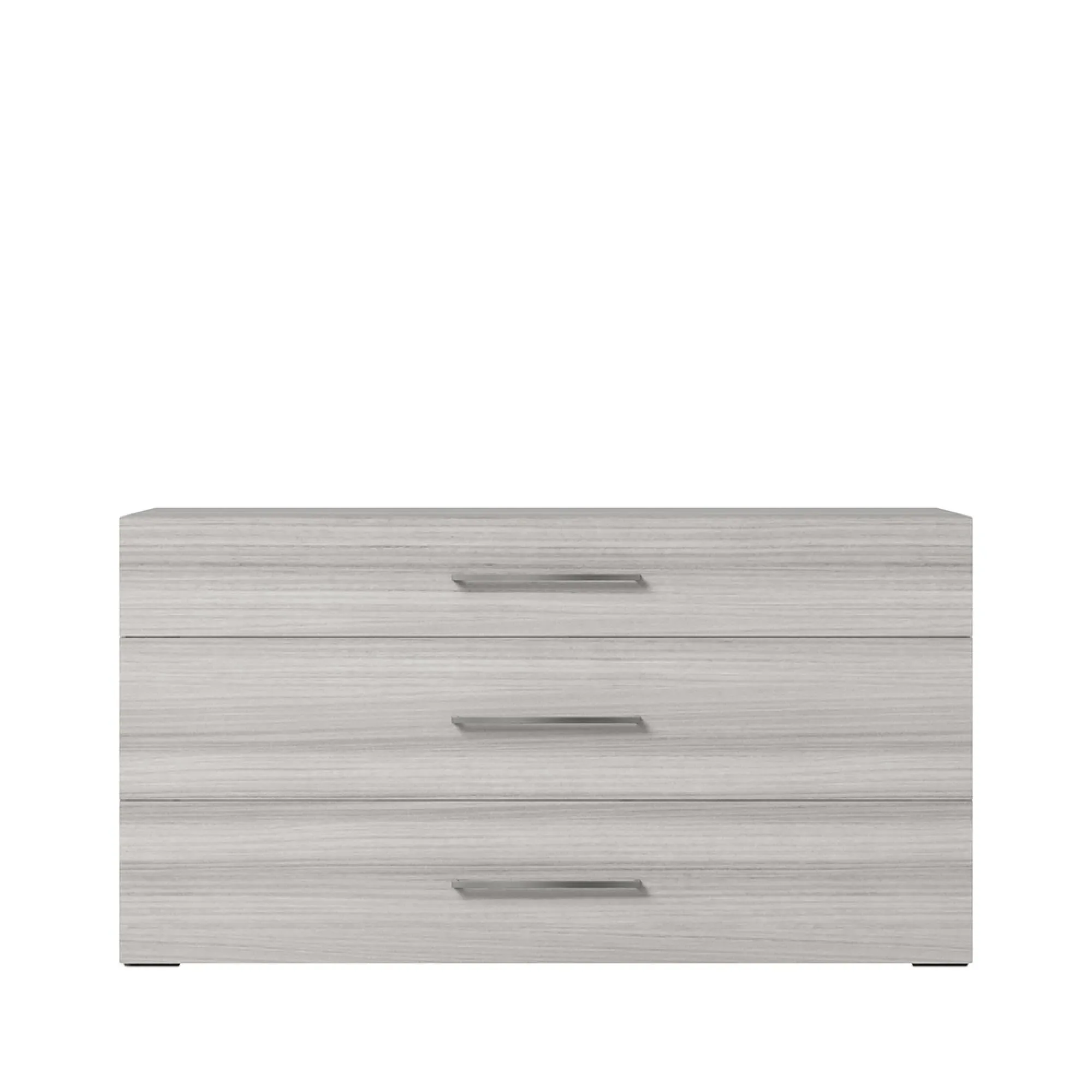 Mia 3 Drawer Dresser with Handles - Grey