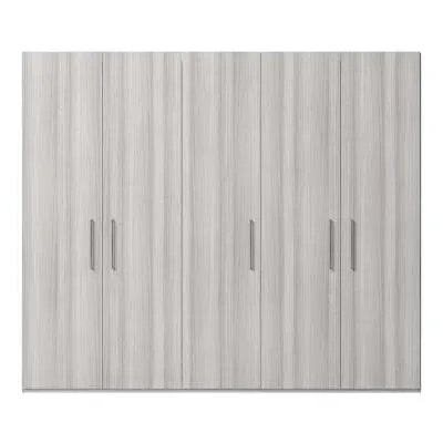 Mia 5 Door Wardrobe - Silver Grey