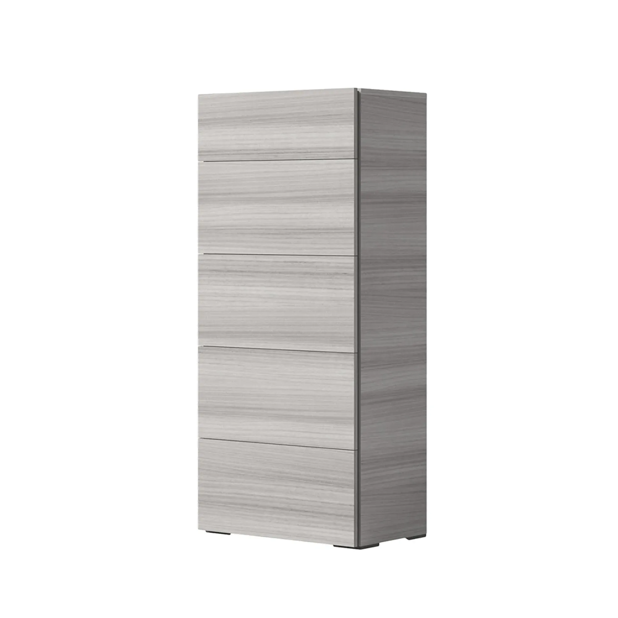 Mia 5 Drawer Tall Chest - Grey
