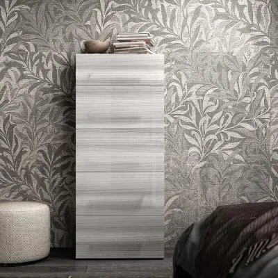 Mia 5 Drawer Tall Chest - Grey