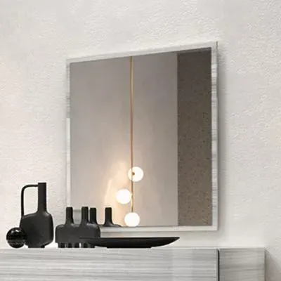Mia Italian Wall Mirror - Silver Grey