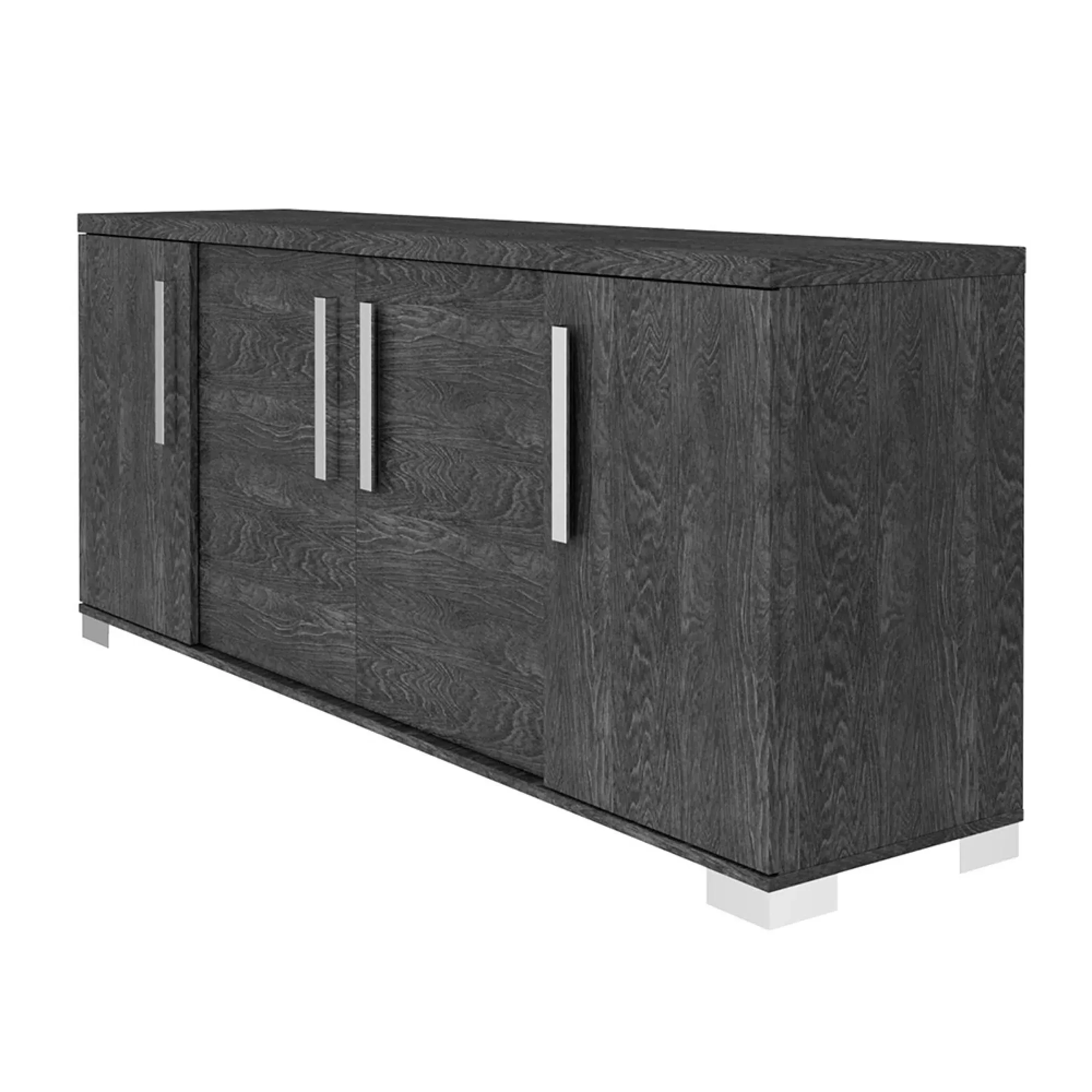 Sarah Day Buffet Sideboard with 4 Doors - Grey, Birch