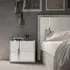 Treviso 2 Drawer Bedside Cabinet - Grey