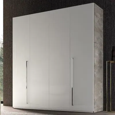 Treviso 4 Door Wardrobe - White image