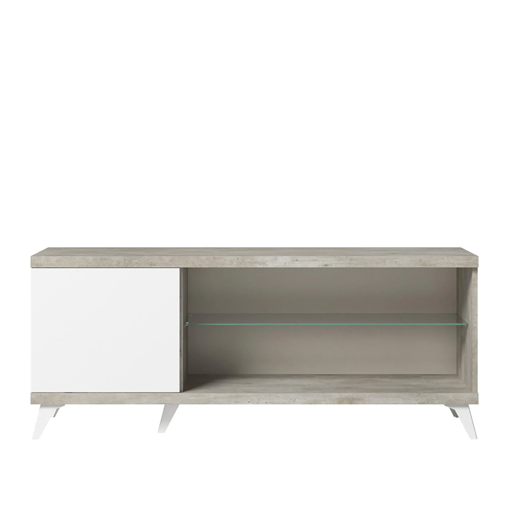 Treviso Italian 151cm TV Unit - White