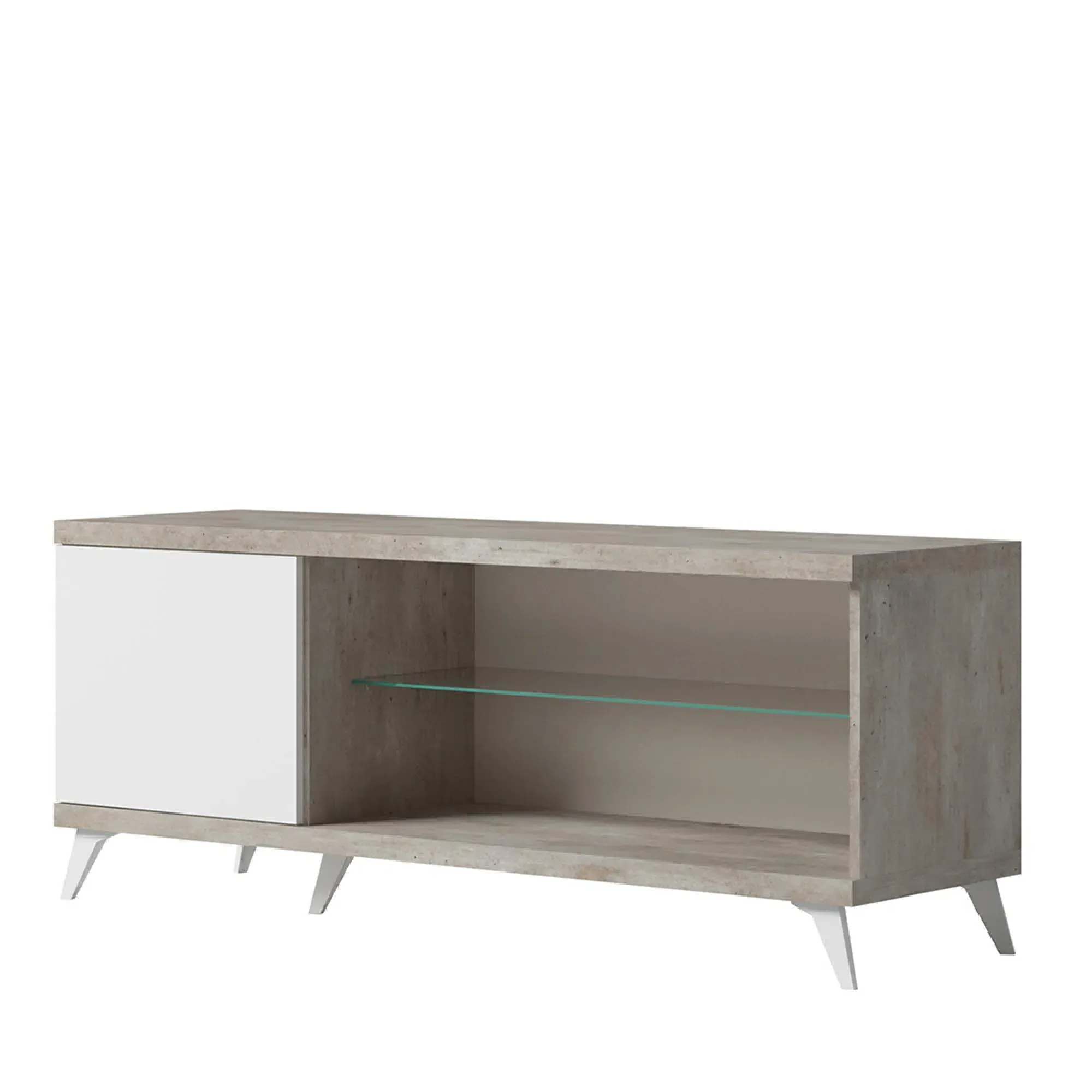 Treviso Italian 151cm TV Unit - White