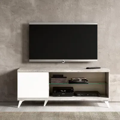 Treviso Italian 151cm TV Unit - White image