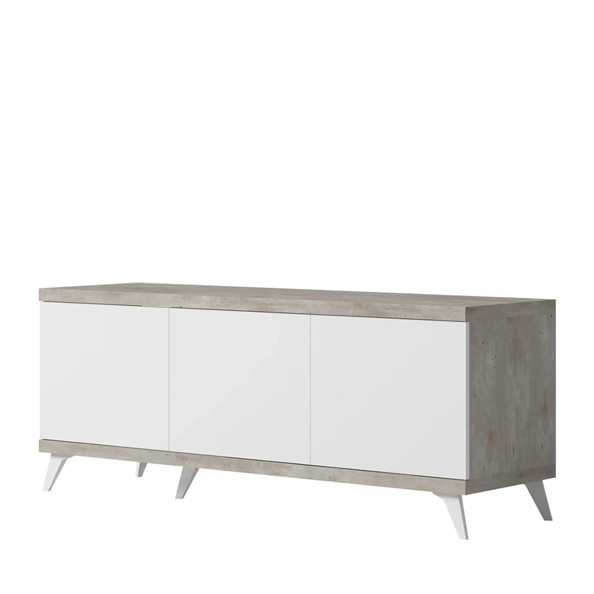 Treviso Italian 151cm TV Unit with Storage - White