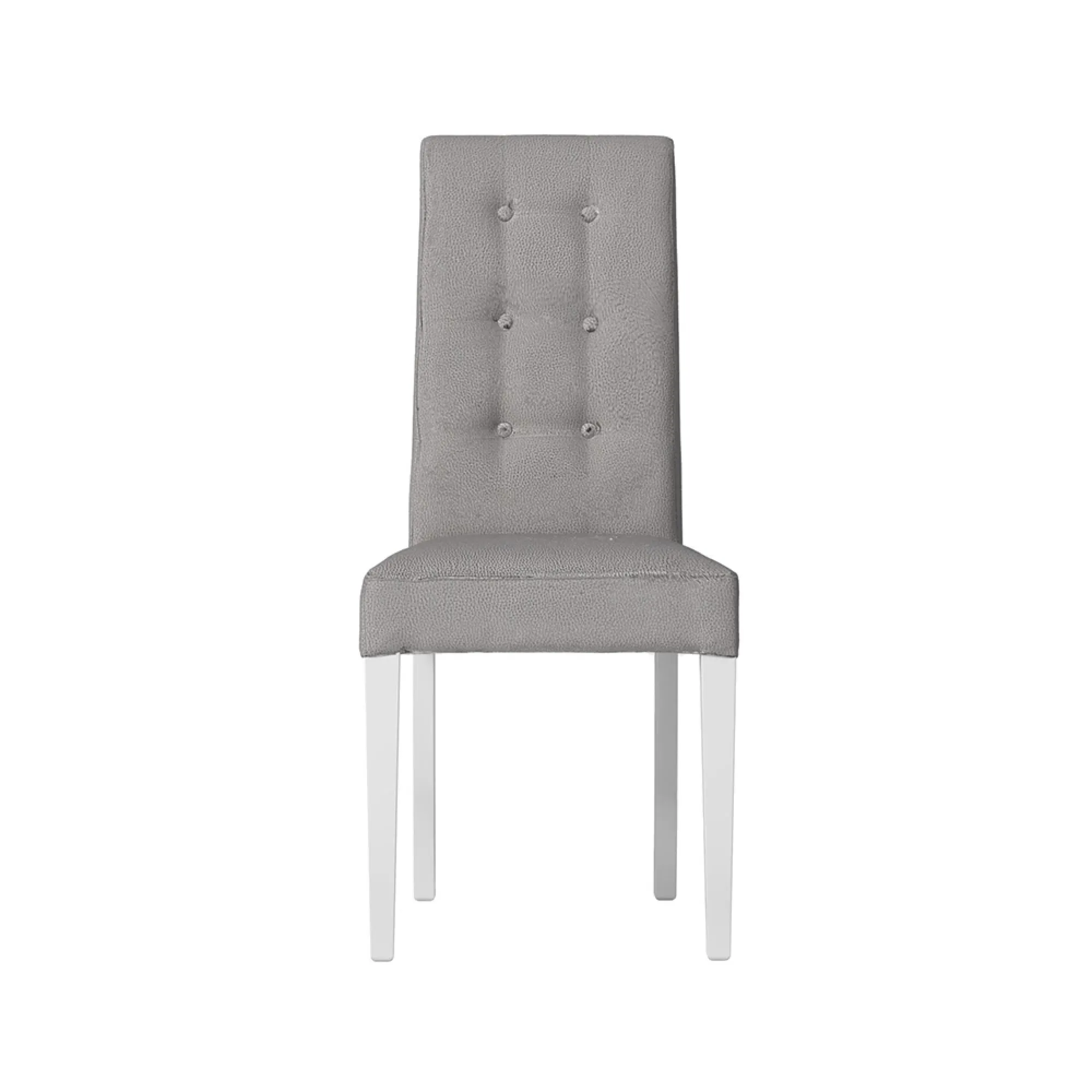 Treviso Italian Dining Chair Set of 2 - White, Upholstered