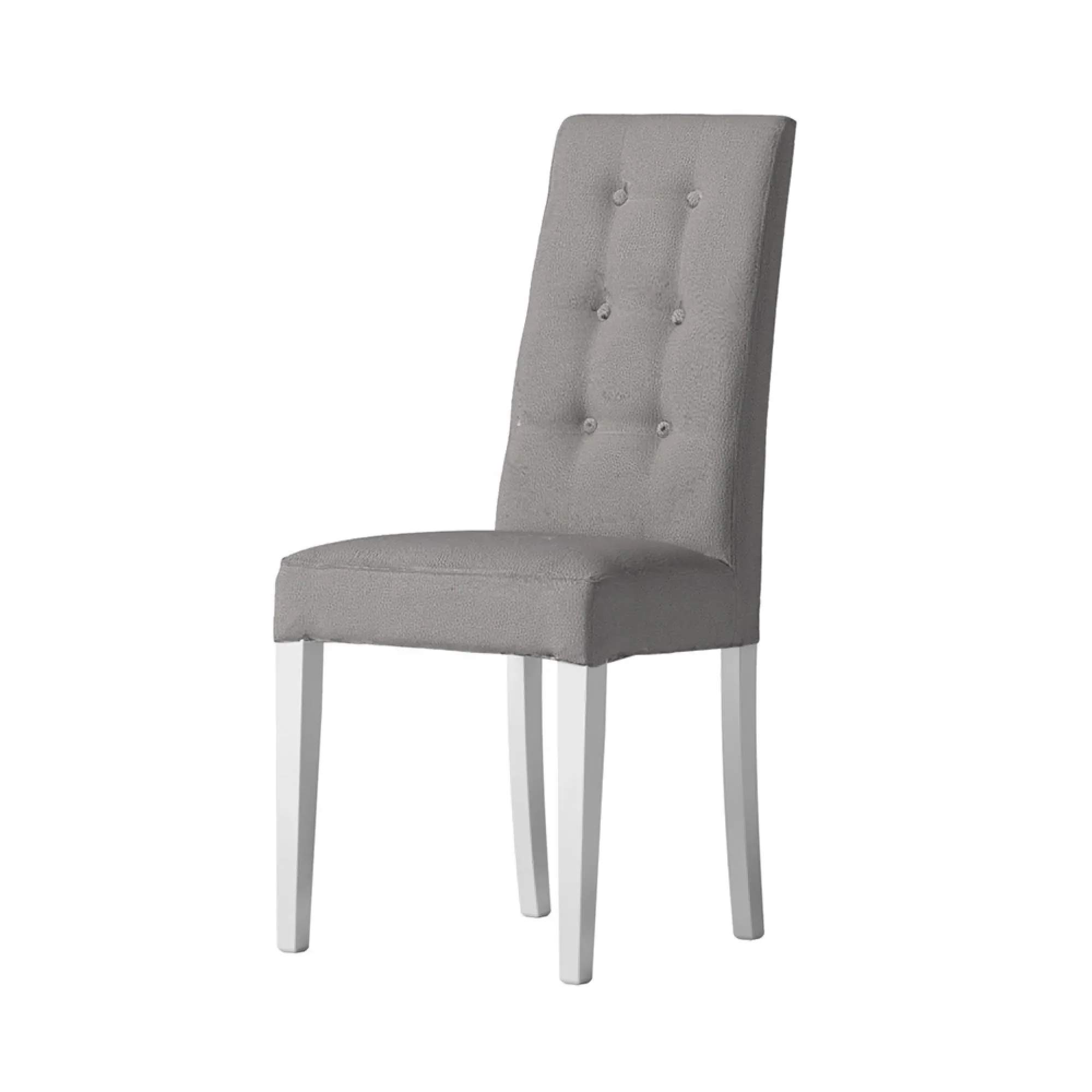 Treviso Italian Dining Chair Set of 2 - White, Upholstered