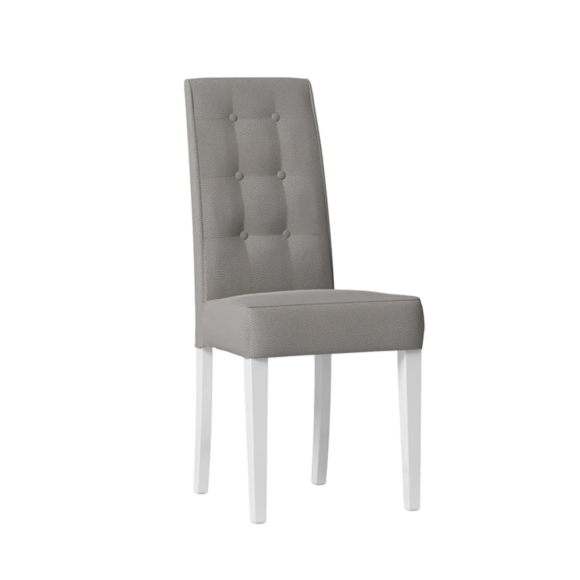 Treviso Italian Dining Chair Set of 2 - White, Upholstered