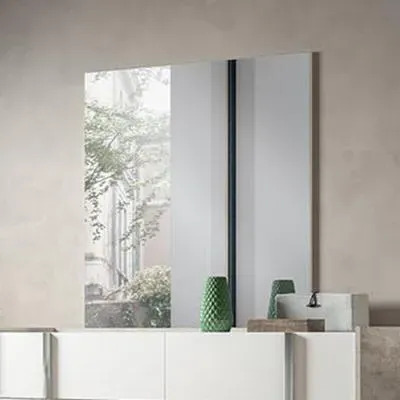 Treviso Italian Dressing Mirror - White