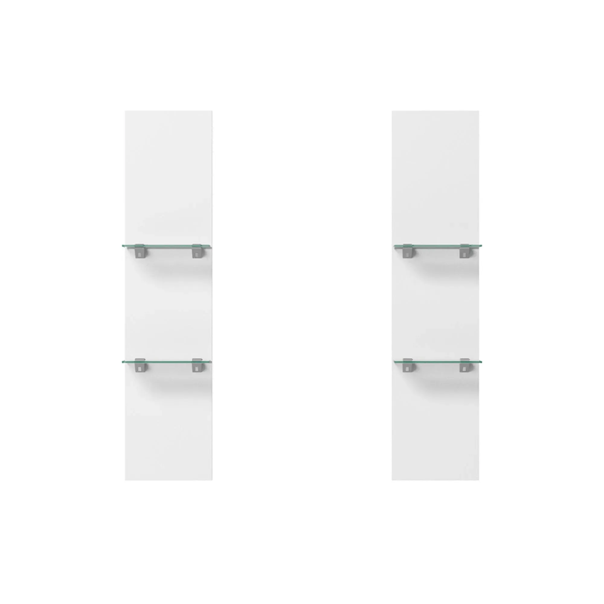 Treviso Italian DVD Shelves - White
