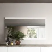 Treviso Italian Wall Mirror - White