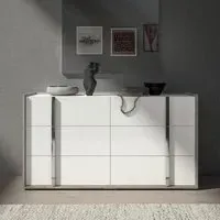 Treviso Wide 6 Drawer Dresser - White