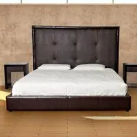 America Leather Bed