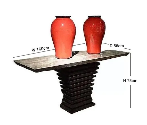 Ark Console Table - Marble, Wood