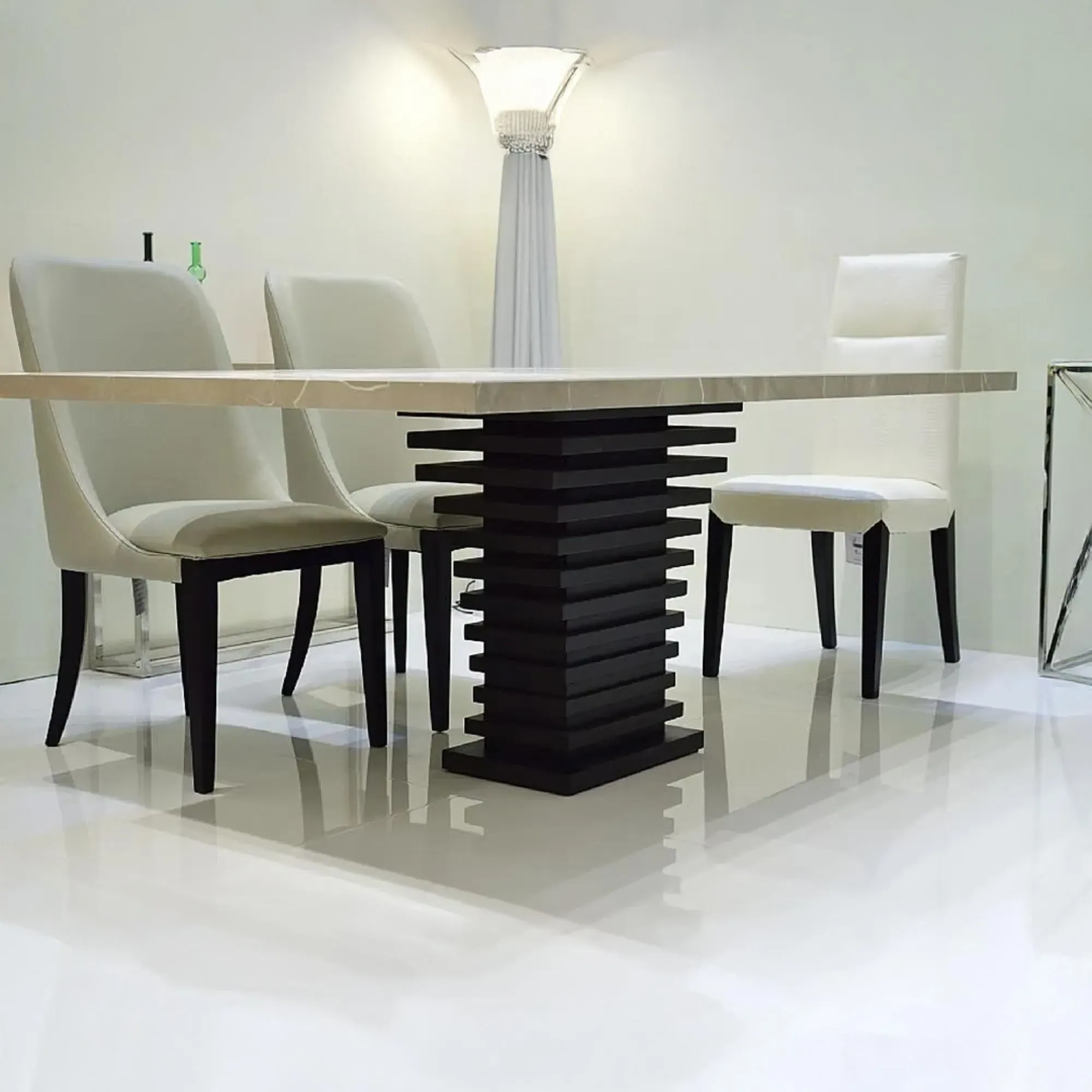 Ark Dining Table - Marble, Wood