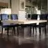 Athena 8 Seater Square Dining Table - Marble, Steel