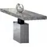 Athena Console Table with Stainless Steel Base - Marble
