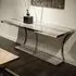 Aurora Console Table - Marble, Stainless Steel
